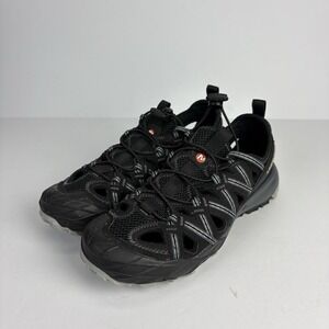 Merrell Shoes Womens Size 8.5 Black Water Hiking Trail Outdoor Vibram J84750